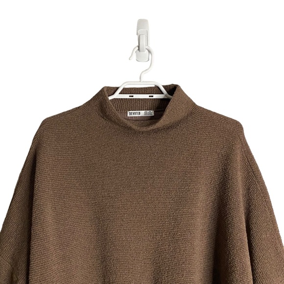 Devoted Women's Mauve Knit Mock Neck Sweater - Picture 2 of 8